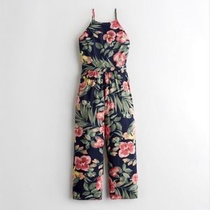 Hollister Crop Wide Leg Jumpsuit